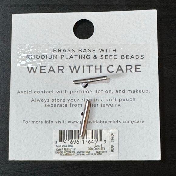 Pura Vida Stone Cabochon Beads Wave Ring - Picture 5 of 5